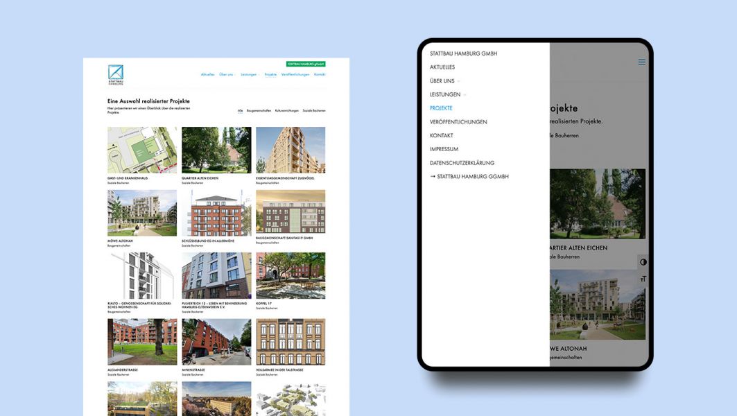 STATTBAU Hamburg Slider Tablet 