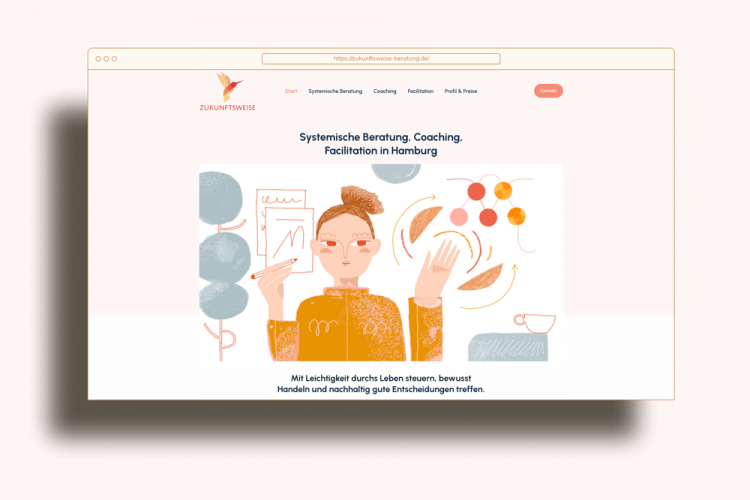 Webdesign für Silke Stahn – statische Website Preview Portfolio
